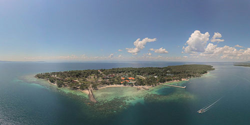 Drone shot of Dusit Thani Lubi Plantation Resort