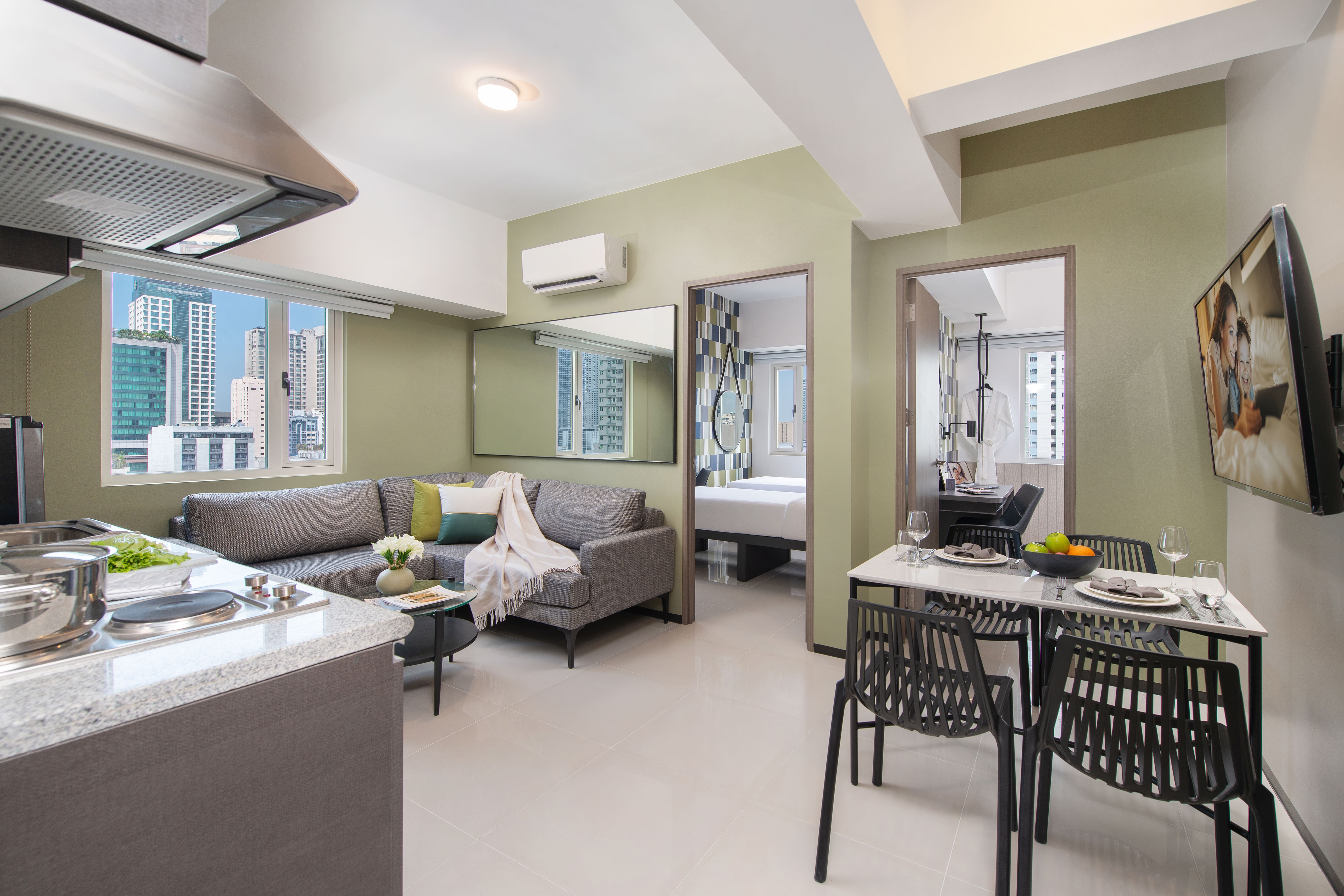 The Suites at Torre Lorenzo Malate Living Area